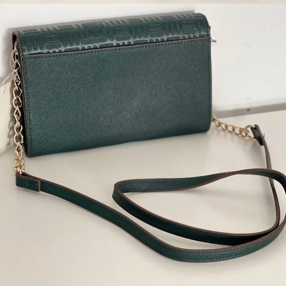 Anne Klein Logo Wallet On a Chain Crossbody NWT